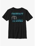 Marvel Moon Knight Embrace The Chaos Stack Youth T-Shirt, BLACK, hi-res