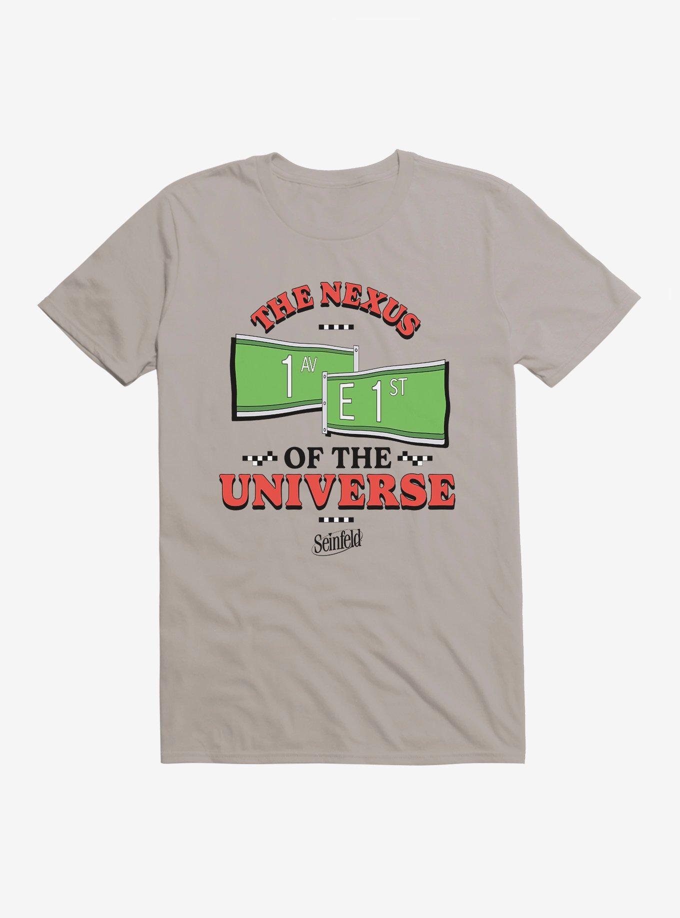 Seinfeld Nexus Of The Universe T-Shirt, LIGHT GREY, hi-res