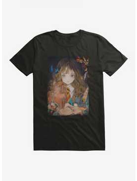 Harry Potter Hermione and Crookshanks Fantasy Style T-Shirt, , hi-res