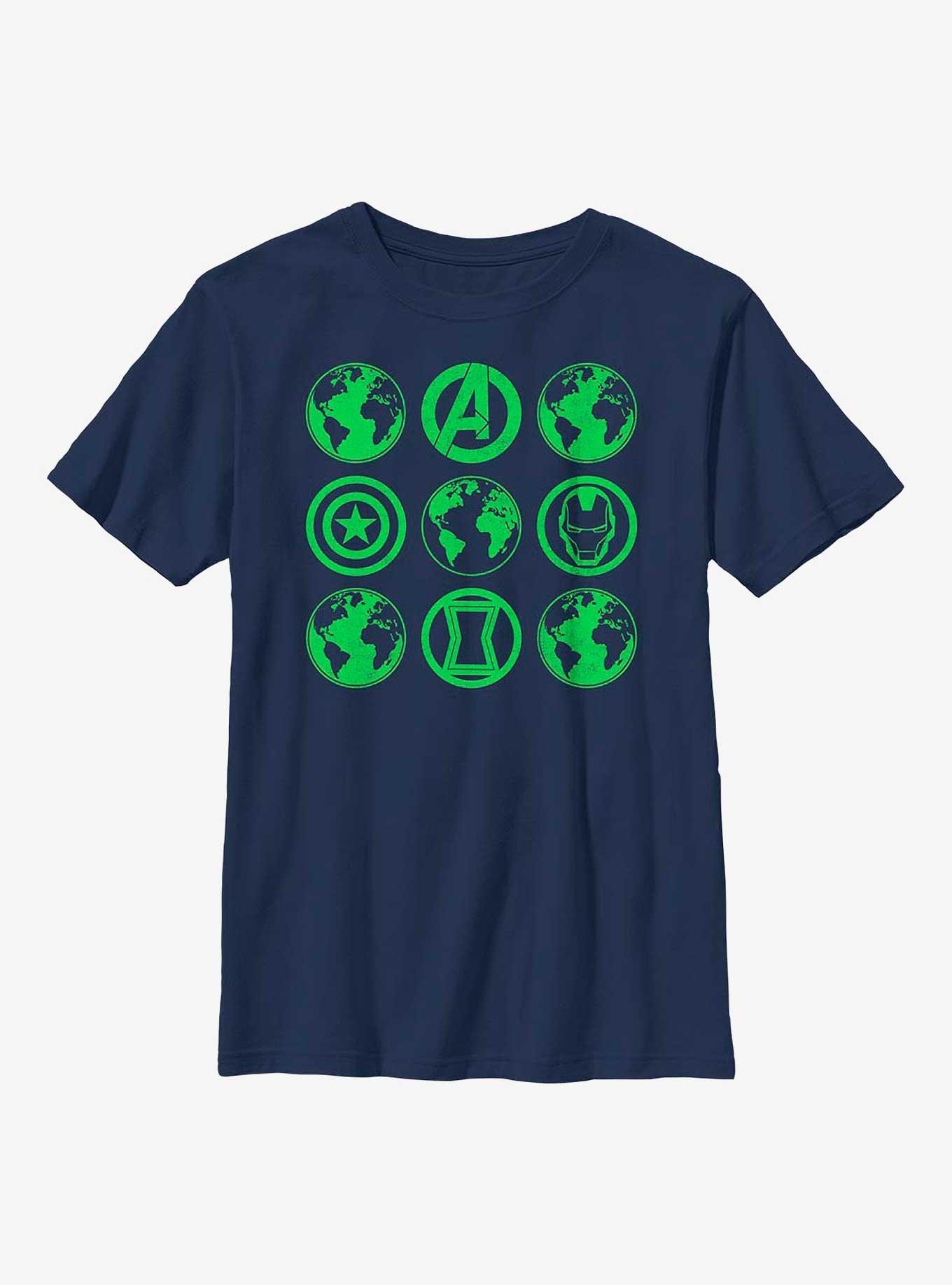 Marvel Avengers Avengers Green Globes Youth T-Shirt, , hi-res