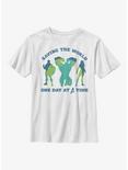 Marvel Avengers Team Earth Day Youth T-Shirt, WHITE, hi-res
