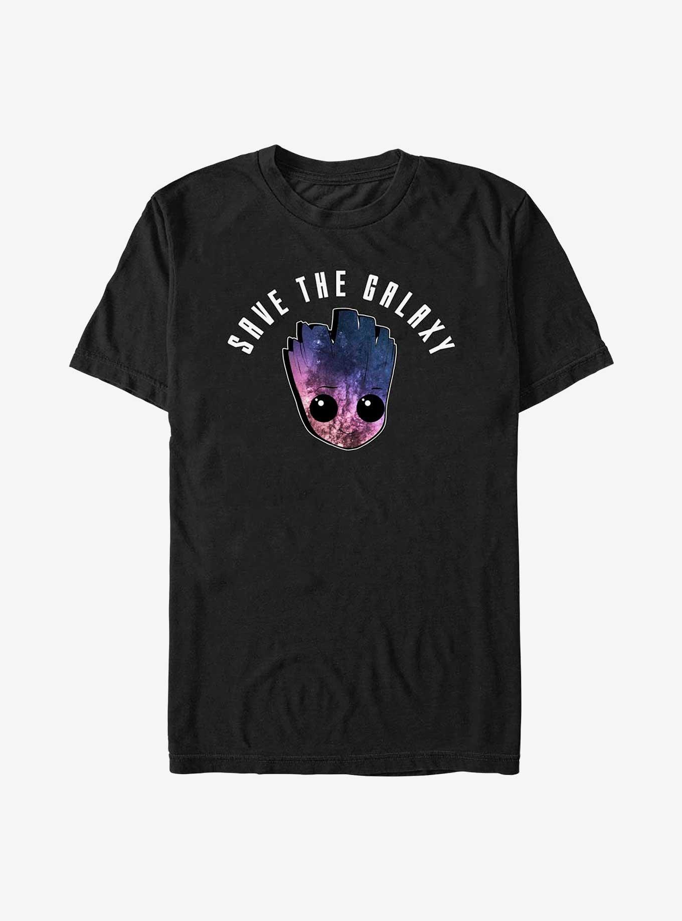 Marvel Guardians Of The Galaxy Groot Save The Galaxy T-Shirt, BLACK, hi-res