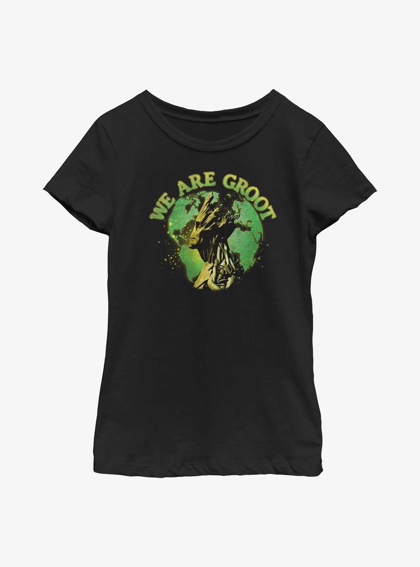 Marvel Guardians Of The Galaxy Earth We Are Groot Youth Girls T-Shirt, , hi-res