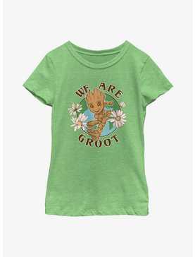 Marvel Guardians Of The Galaxy Groot Earth Day Youth Girls T-Shirt, , hi-res