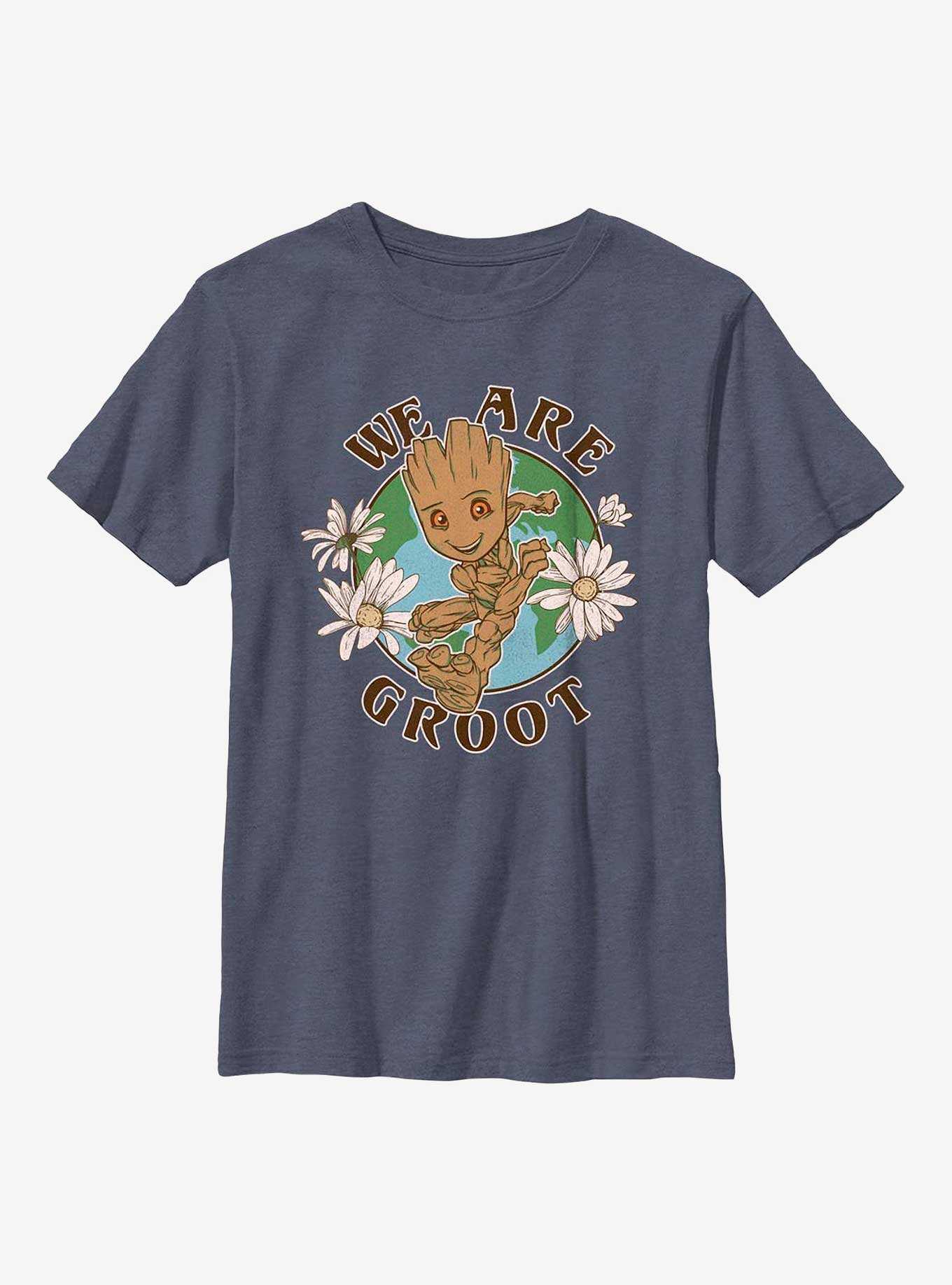 Marvel Guardians Of The Galaxy Groot Earth Day Youth T-Shirt, , hi-res