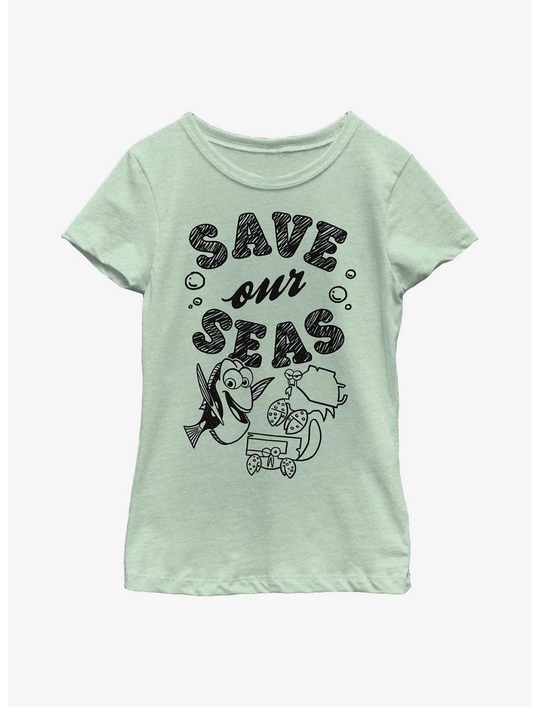 Disney Pixar Finding Nemo Save Our Seas Dory Youth Girls T-Shirt, MINT, hi-res