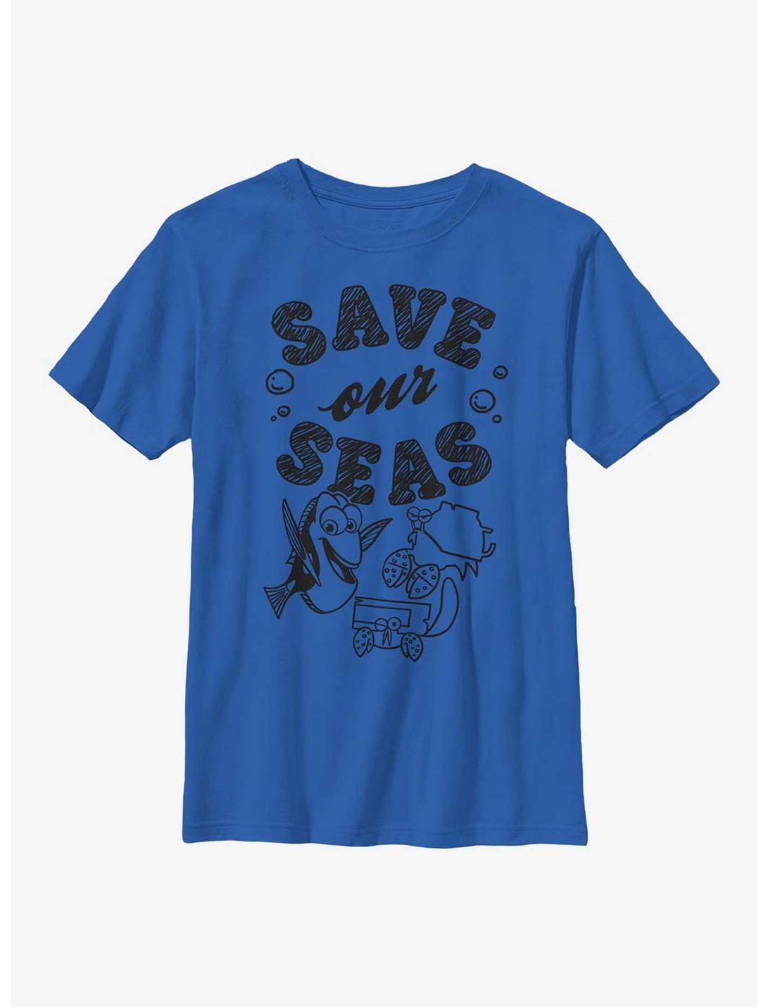 Disney Pixar Finding Nemo Save Our Seas Dory Youth T-Shirt, ROYAL, hi-res