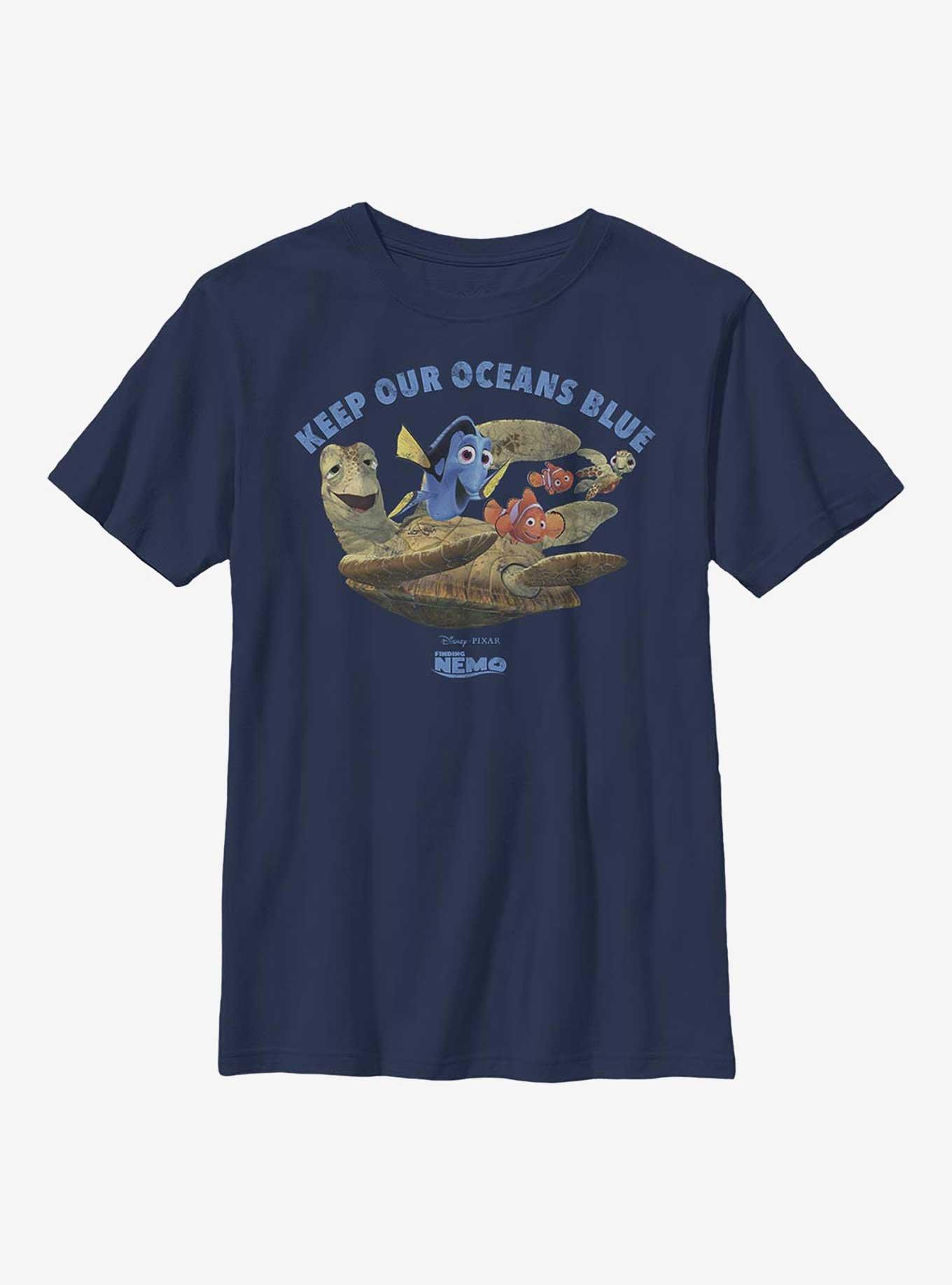Disney Pixar Finding Nemo Keep Our Oceans Blue Youth T-Shirt, , hi-res