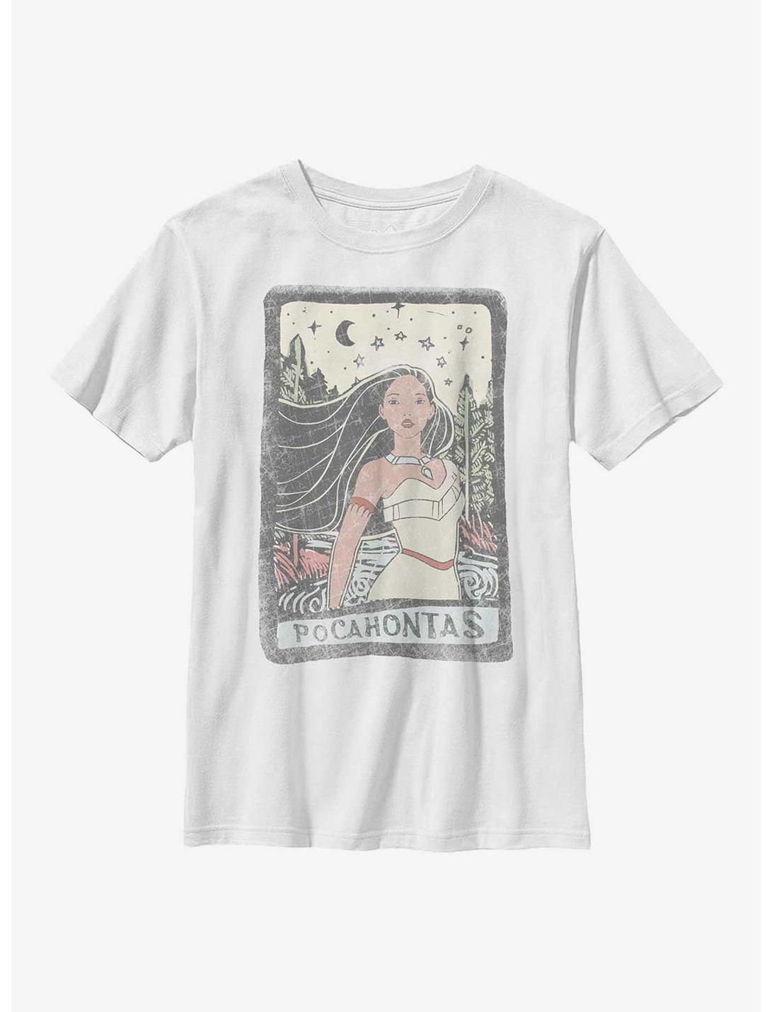 Disney Pocahontas Nature Card Youth T-Shirt, WHITE, hi-res