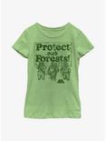 Star Wars Protect Our Forest Youth Girls T-Shirt, GRN APPLE, hi-res