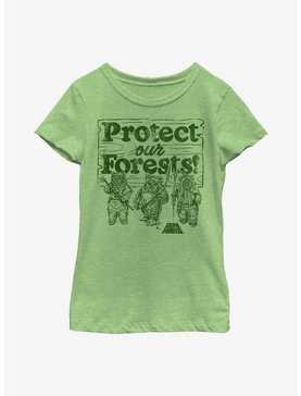 Star Wars Protect Our Forest Youth Girls T-Shirt, , hi-res