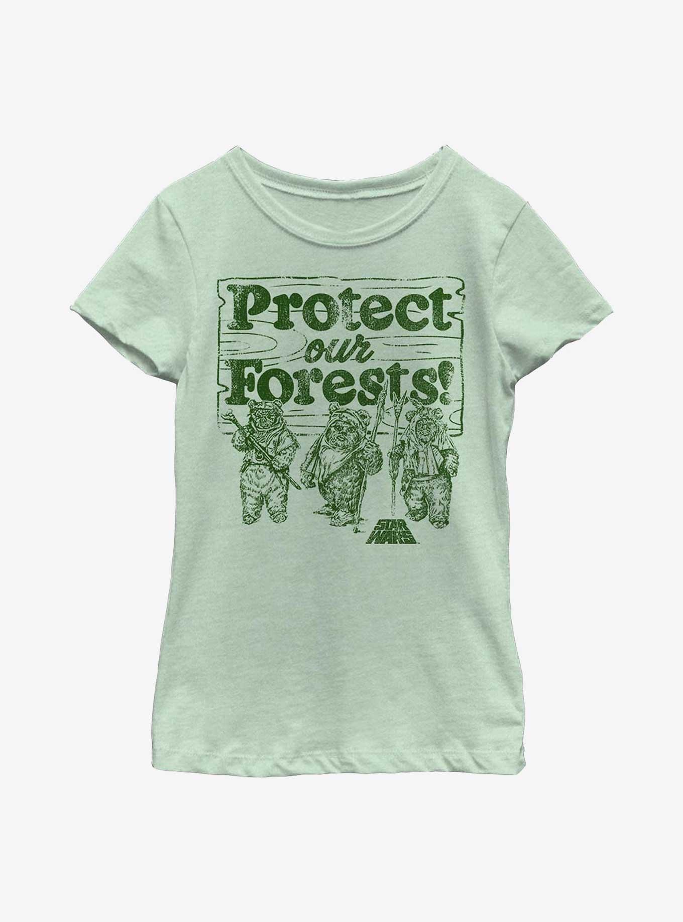 Star Wars Protect Our Forest Youth Girls T-Shirt, , hi-res