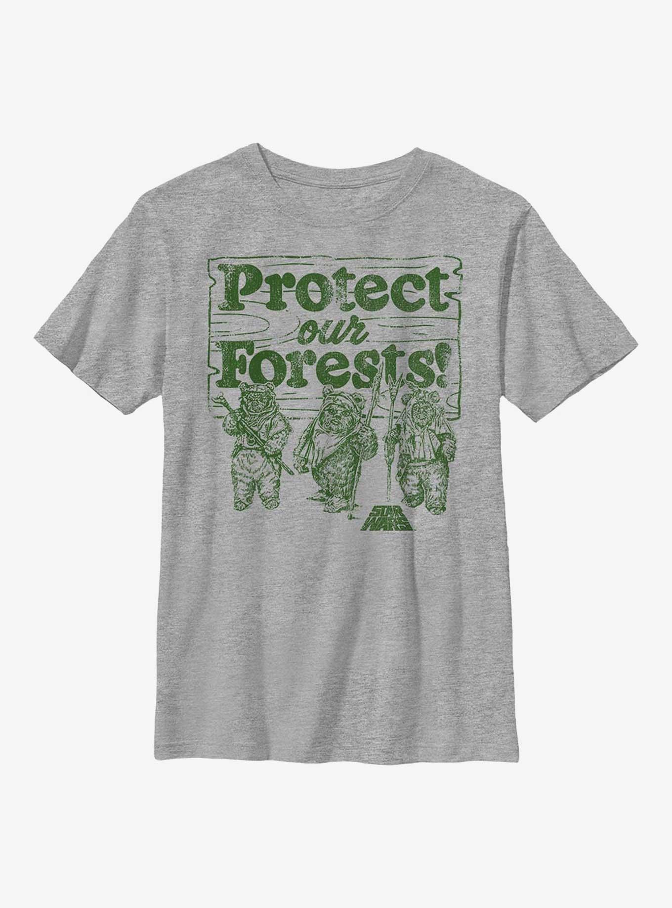 Star Wars Protect Our Forests Youth T-Shirt, ATH HTR, hi-res