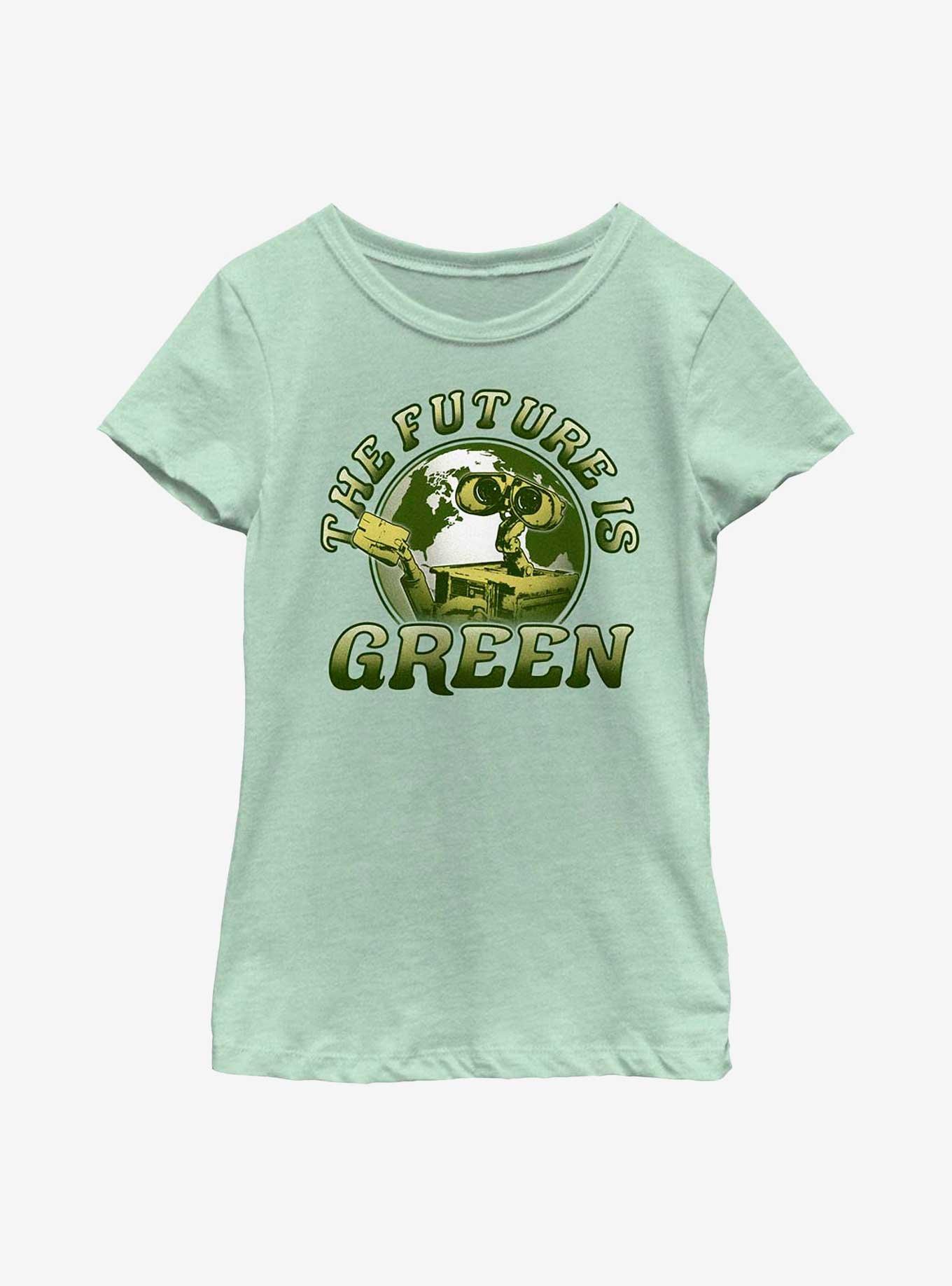 Disney Pixar WALL-E The Future Is Green Youth Girls T-Shirt, , hi-res