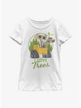 Disney Pixar WALL-E Love Trees Youth Girls T-Shirt, WHITE, hi-res