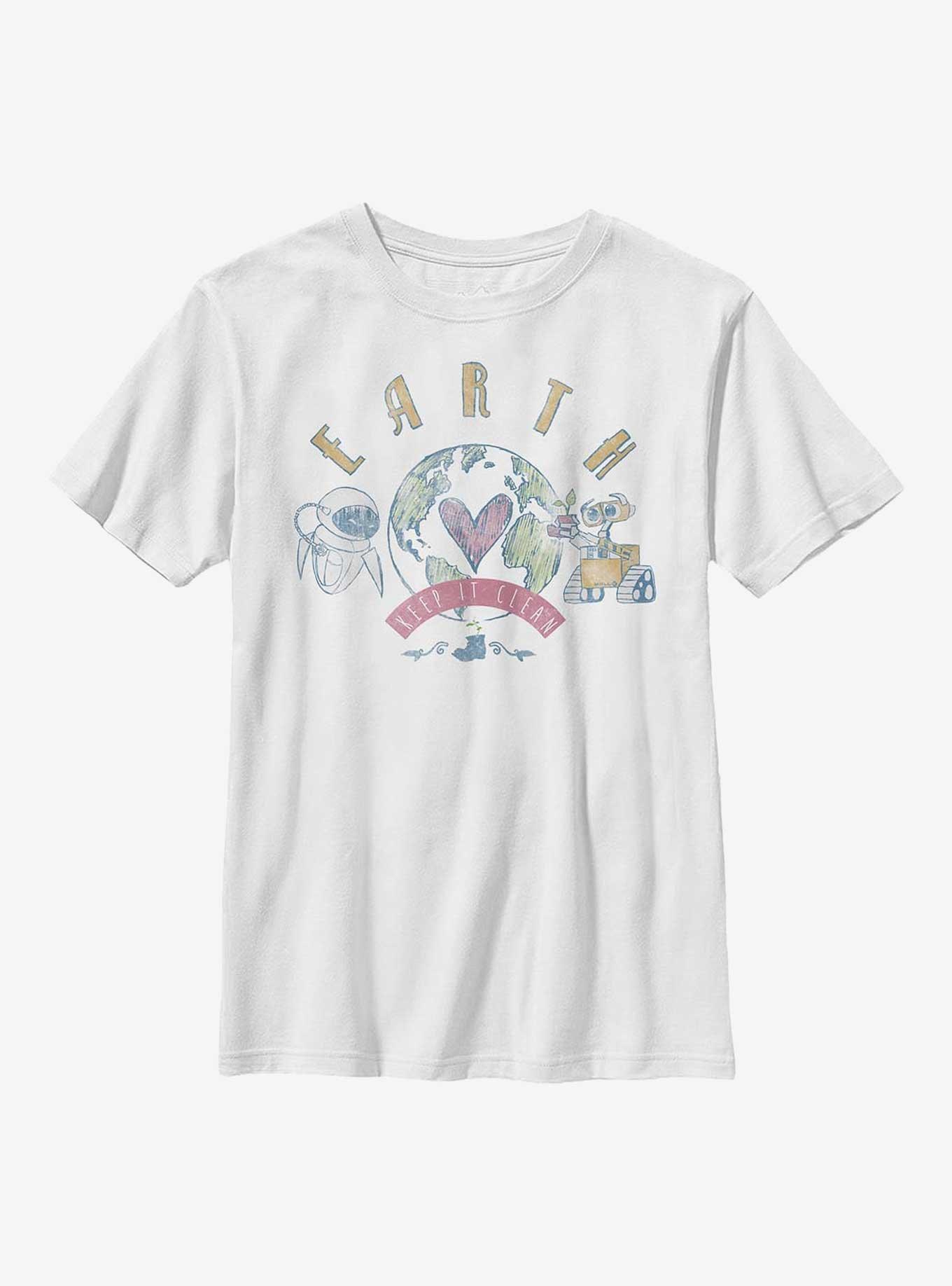 Disney Pixar WALL-E Keep The Earth Clean Youth T-Shirt, , hi-res