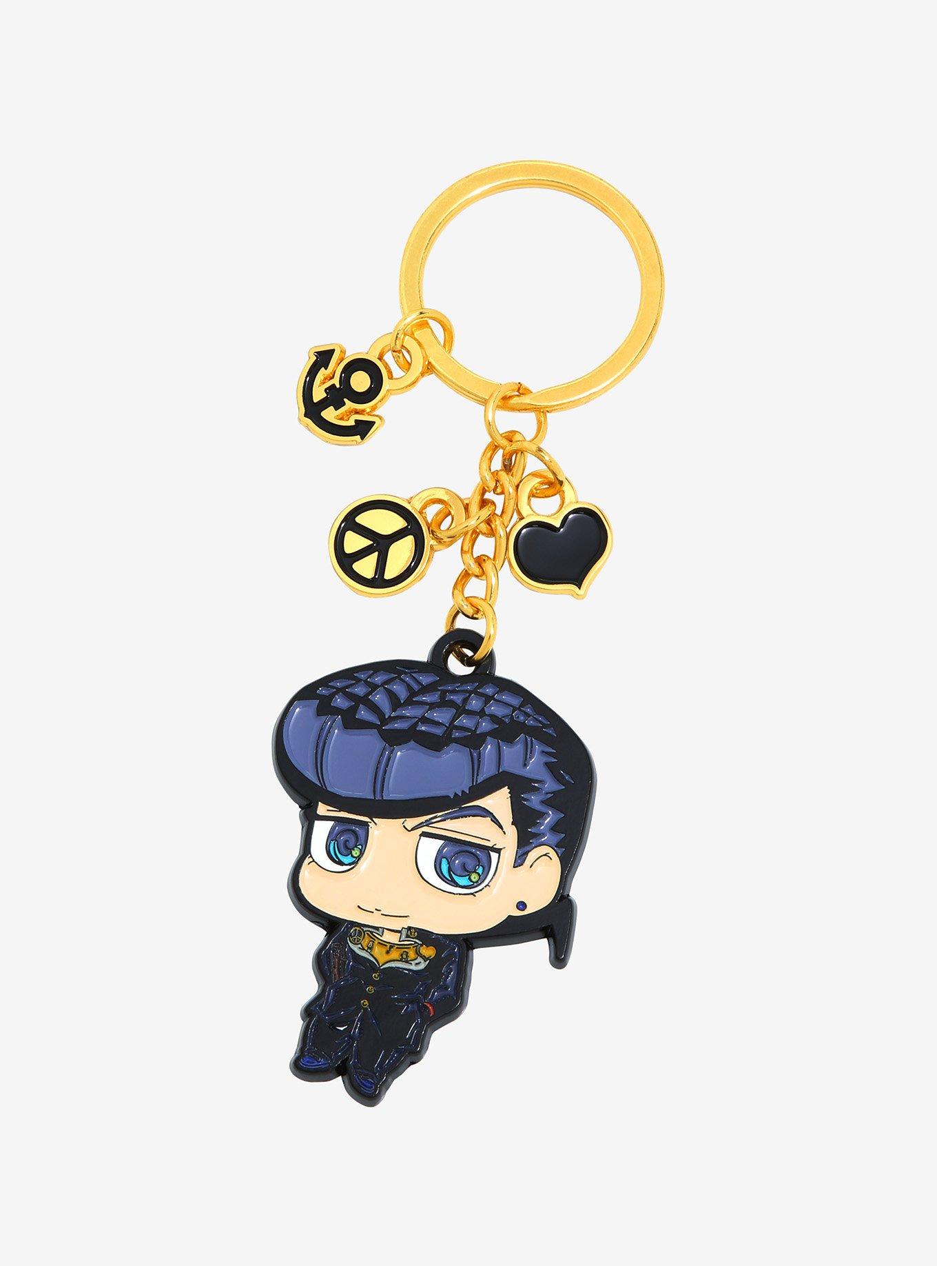 JoJo's Bizarre Adventure: Diamond is Unbreakable Chibi Josuke Higashikata Enamel Keychain - BoxLunch Exclusive, , hi-res