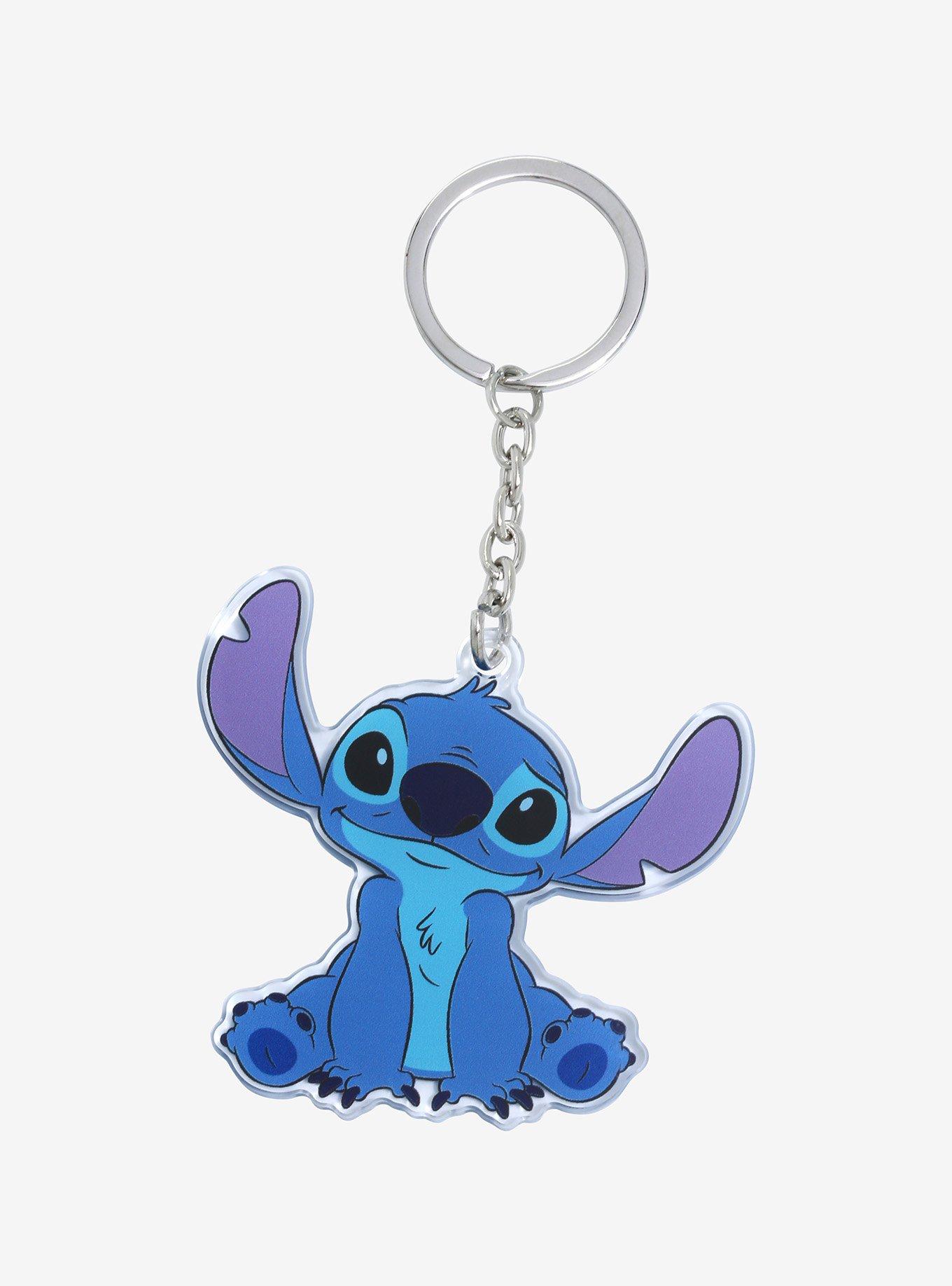 Disney Lilo & Stitch Sitting Stitch Acrylic Keychain - BoxLunch Exclusive , , hi-res