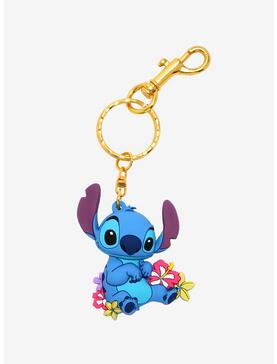 Loungefly Disney Lilo & Stitch Tropical Flora Keychain - BoxLunch Exclusive, , hi-res