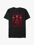 Marvel Doctor Strange In The Multiverse Of Madness Scarlet Witch Tarot T-Shirt, BLACK, hi-res