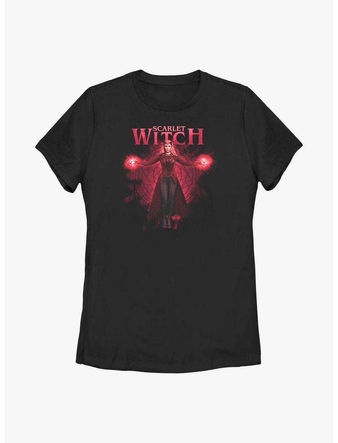 Marvel Doctor Strange In The Multiverse Of Madness Scarlet Witch Splash Womens T-Shirt, BLACK, hi-res