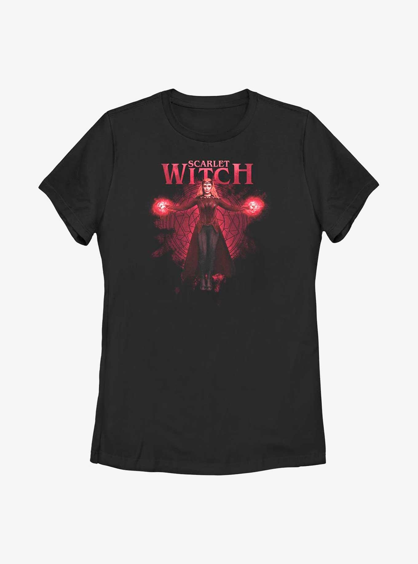 Marvel Doctor Strange In The Multiverse Of Madness Scarlet Witch Splash Womens T-Shirt, , hi-res