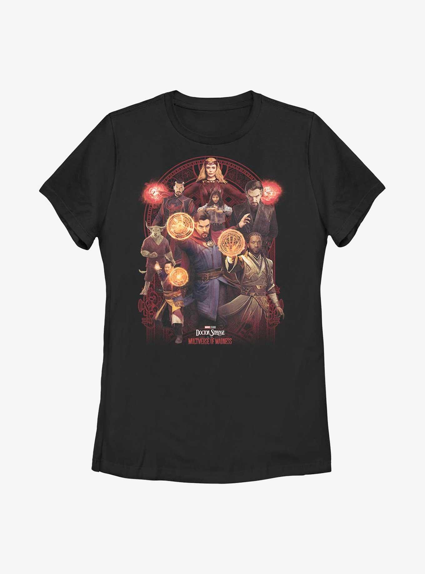 Marvel Doctor Strange In The Multiverse Of Madness Characters Womens T-Shirt