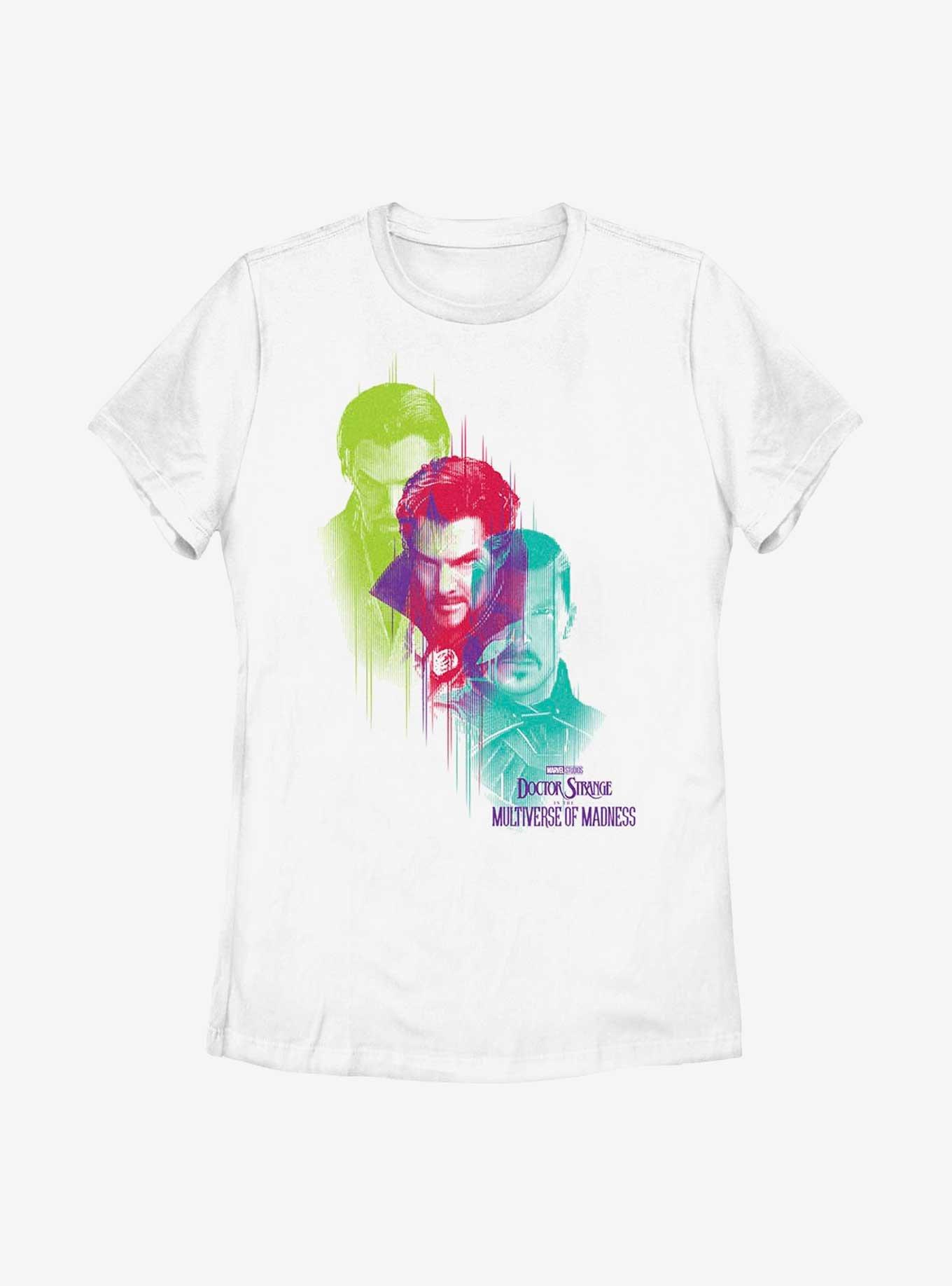 Marvel Doctor Strange In The Multiverse Of Madness Strange Colors Womens T-Shirt, WHITE, hi-res