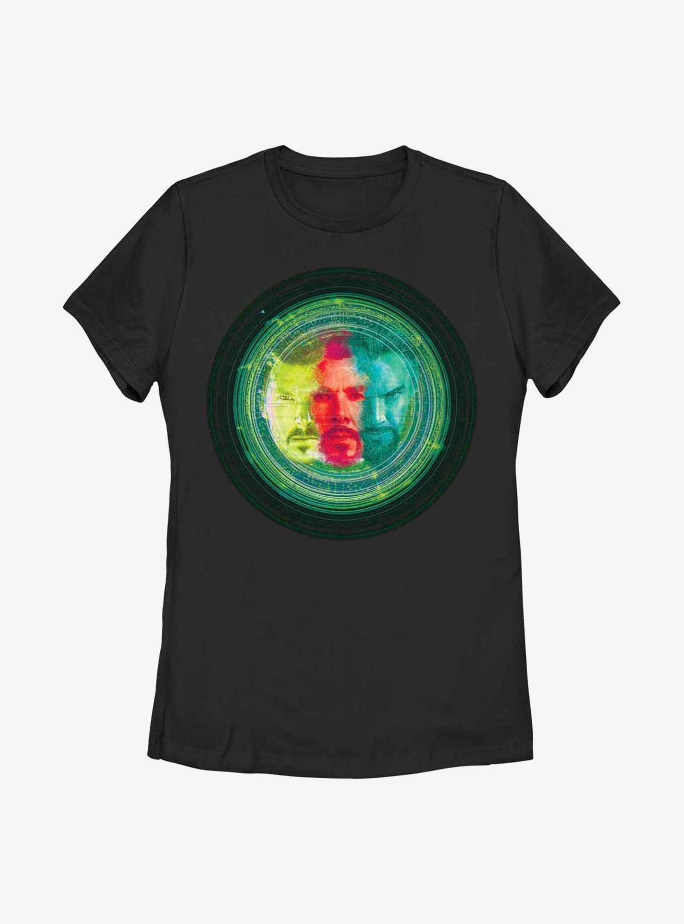 Marvel Doctor Strange In The Multiverse Of Madness Trio Circle Womens T-Shirt