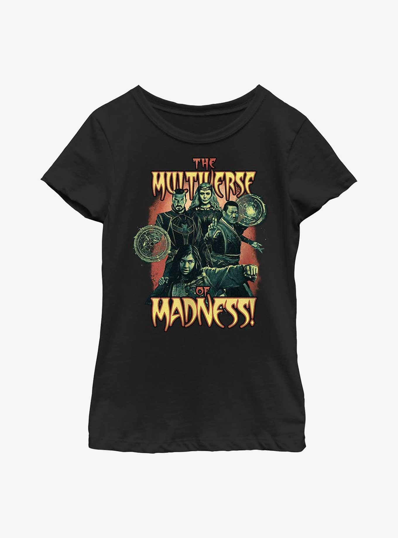 Marvel Doctor Strange In The Multiverse Of Madness Horror Youth Girls T-Shirt, , hi-res
