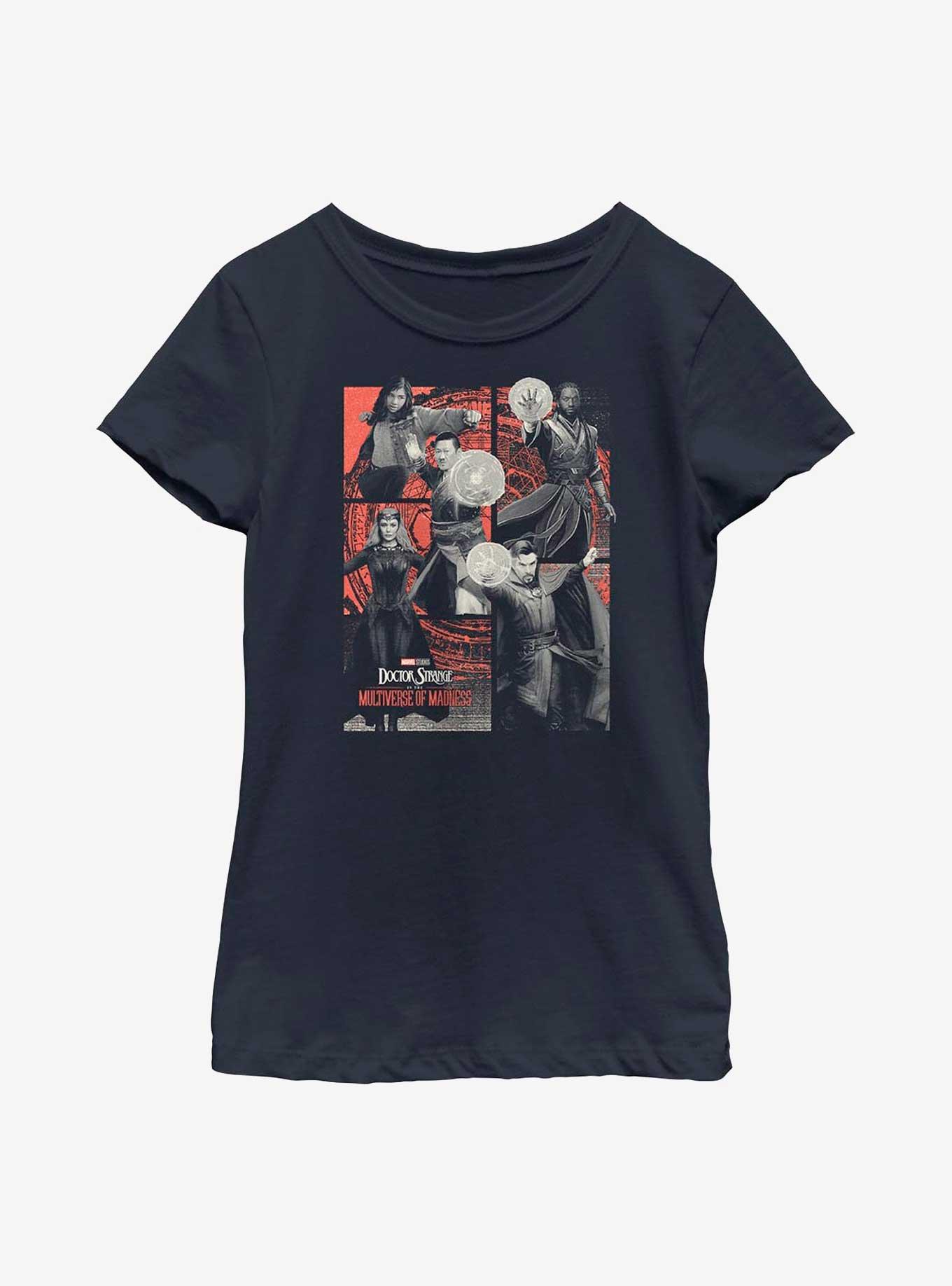 Marvel Doctor Strange In The Multiverse Of Madness Multibox Youth Girls T-Shirt