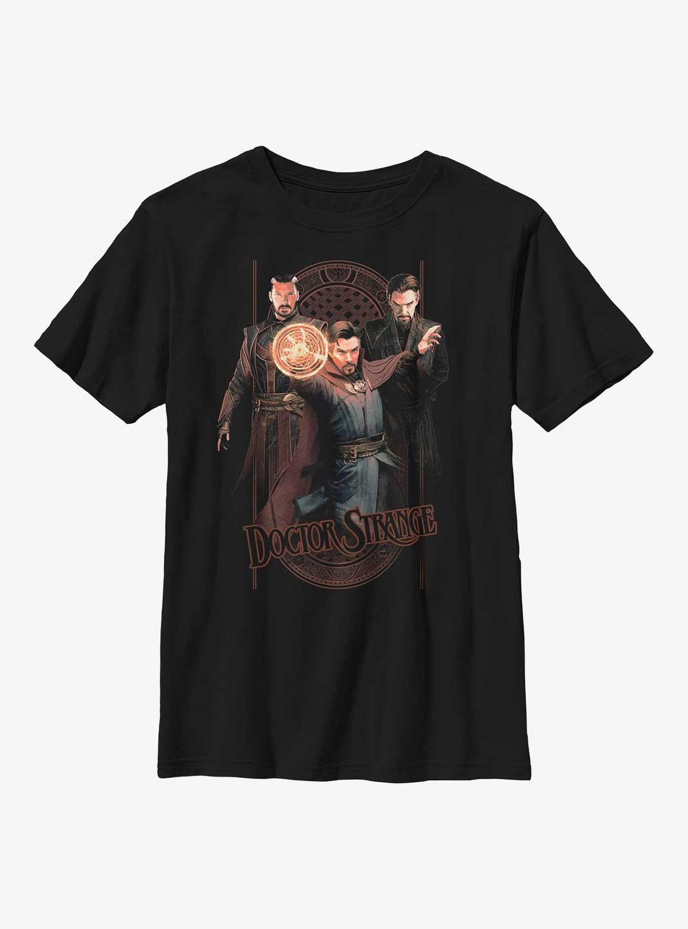 Marvel Doctor Strange In The Multiverse Of Madness Strange Variants Youth T-Shirt, , hi-res