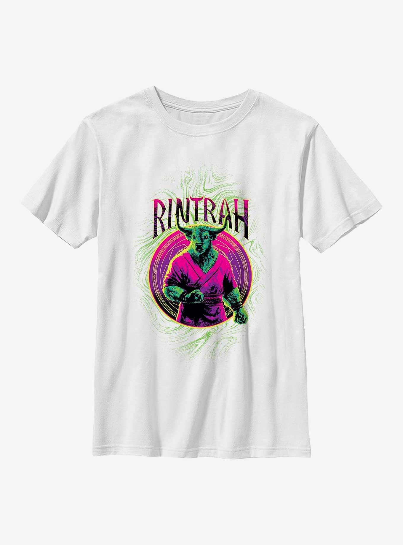 Marvel Doctor Strange In The Multiverse Of Madness Rintrah Badge Youth T-Shirt, WHITE, hi-res
