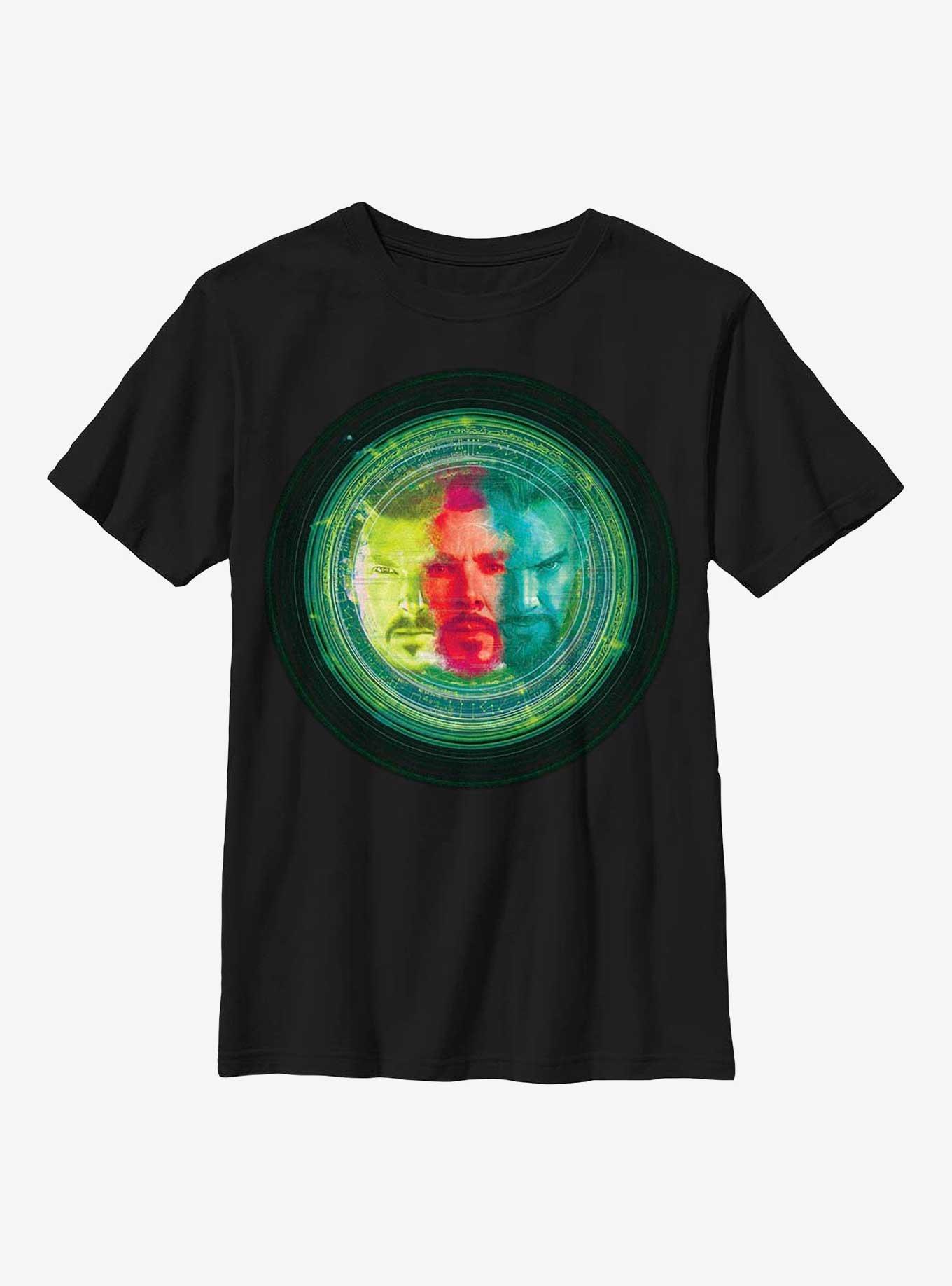 Marvel Doctor Strange In The Multiverse Of Madness Trio Circle Youth T-Shirt, BLACK, hi-res