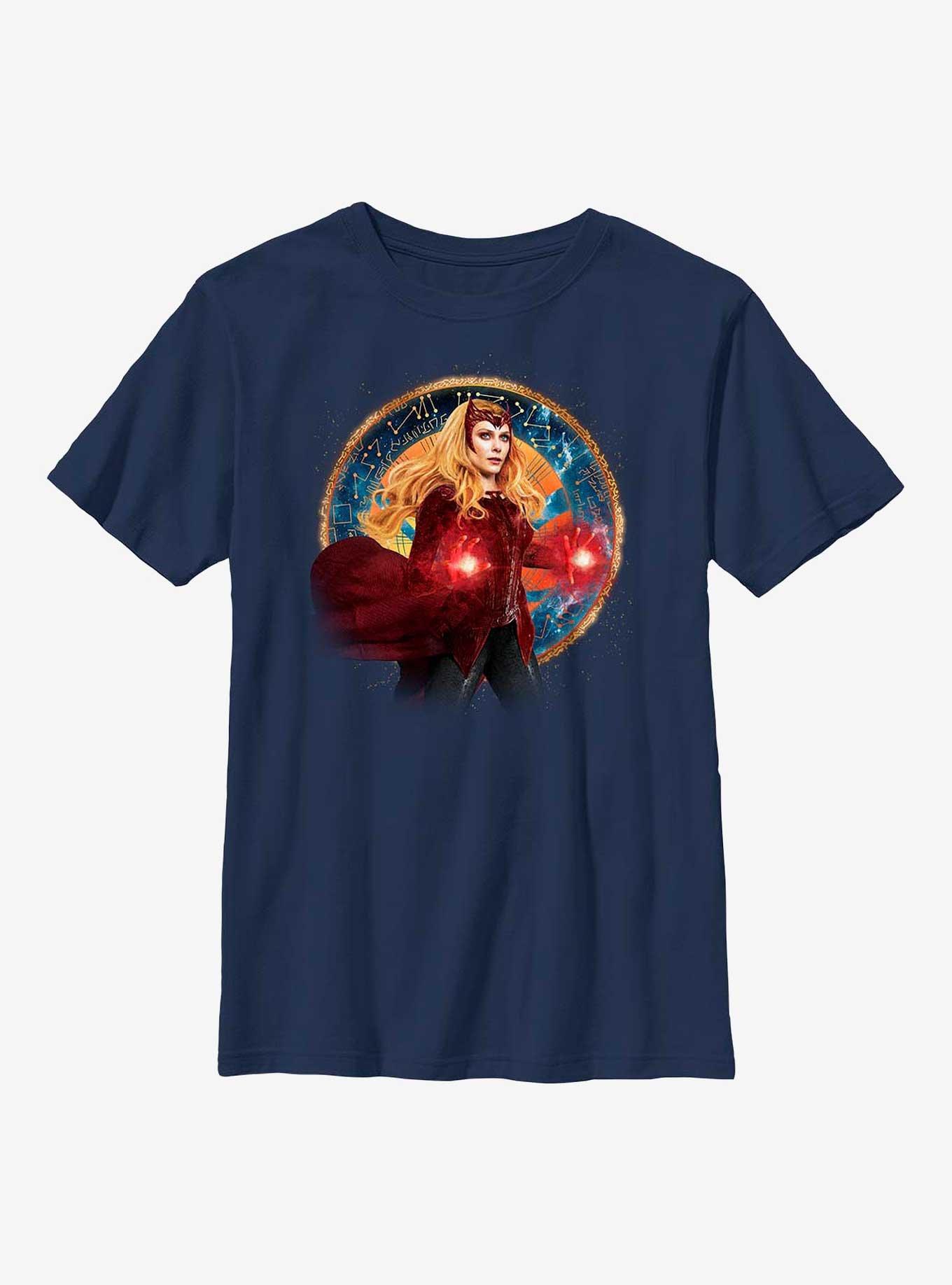 Marvel Doctor Strange In The Multiverse Of Madness Scarlet Witch Portrait Youth T-Shirt, , hi-res