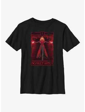 Marvel Doctor Strange In The Multiverse Of Madness Scarlet Witch Tarot Youth T-Shirt, , hi-res