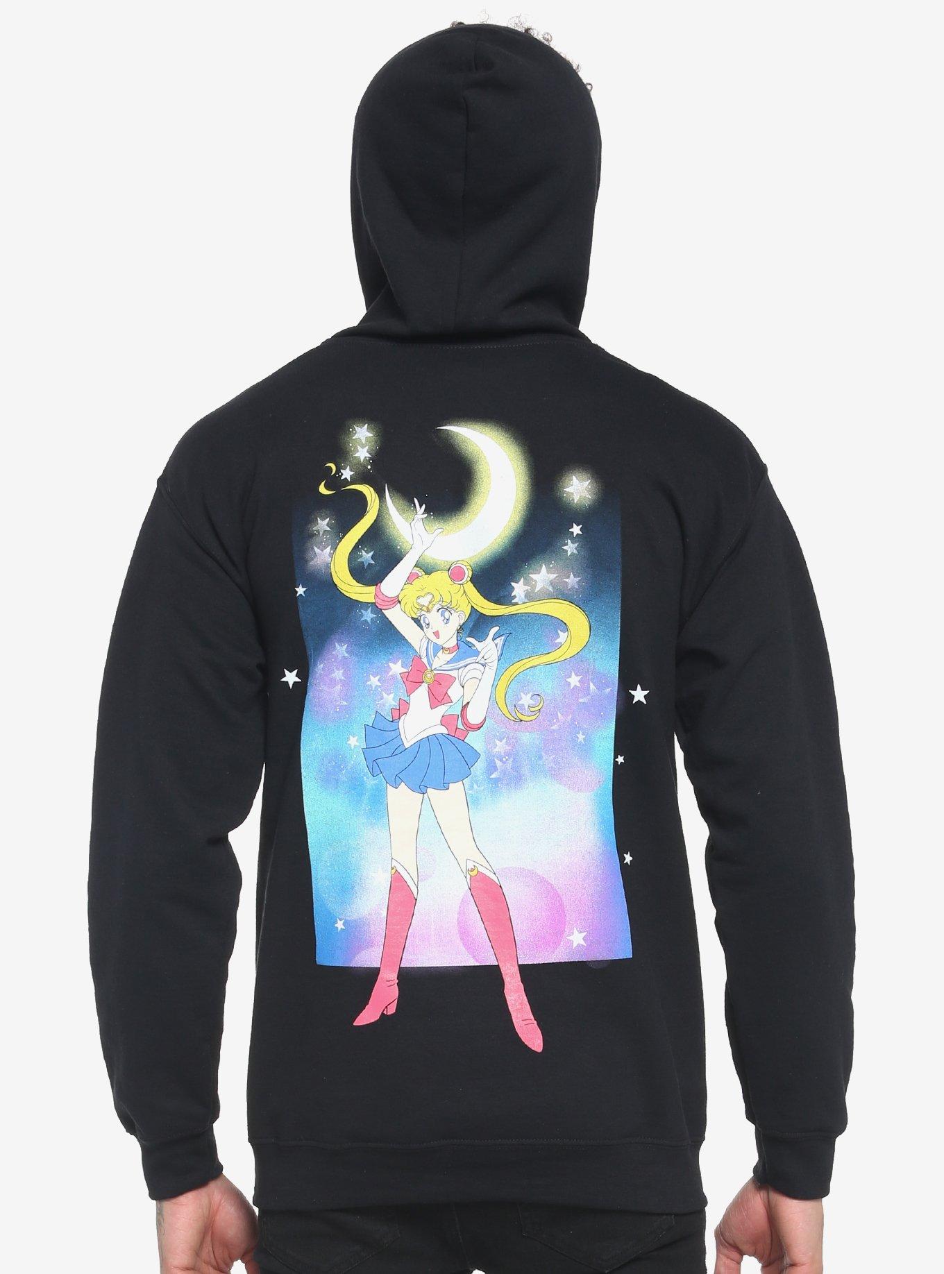 Holographic sailor moon discount hoodie