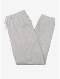 White Yarn Dye Stripe Cozy Sweatpants, BRIGHT WHITE, hi-res