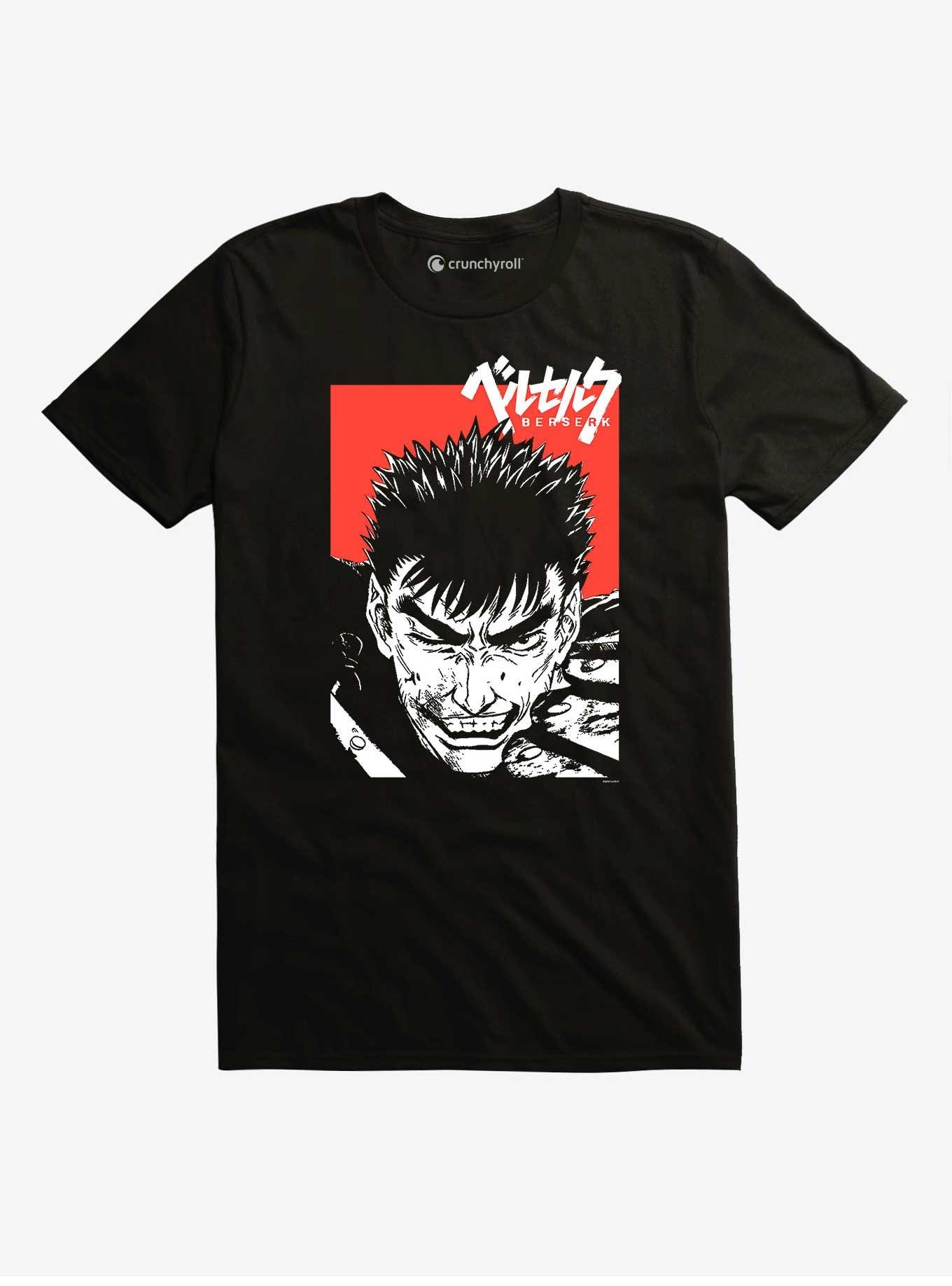 Berserk Face T-Shirt, BLACK, hi-res