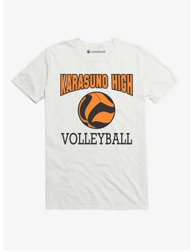 Haikyuu!! Karasuno Volleyball Print White T-Shirt, , hi-res