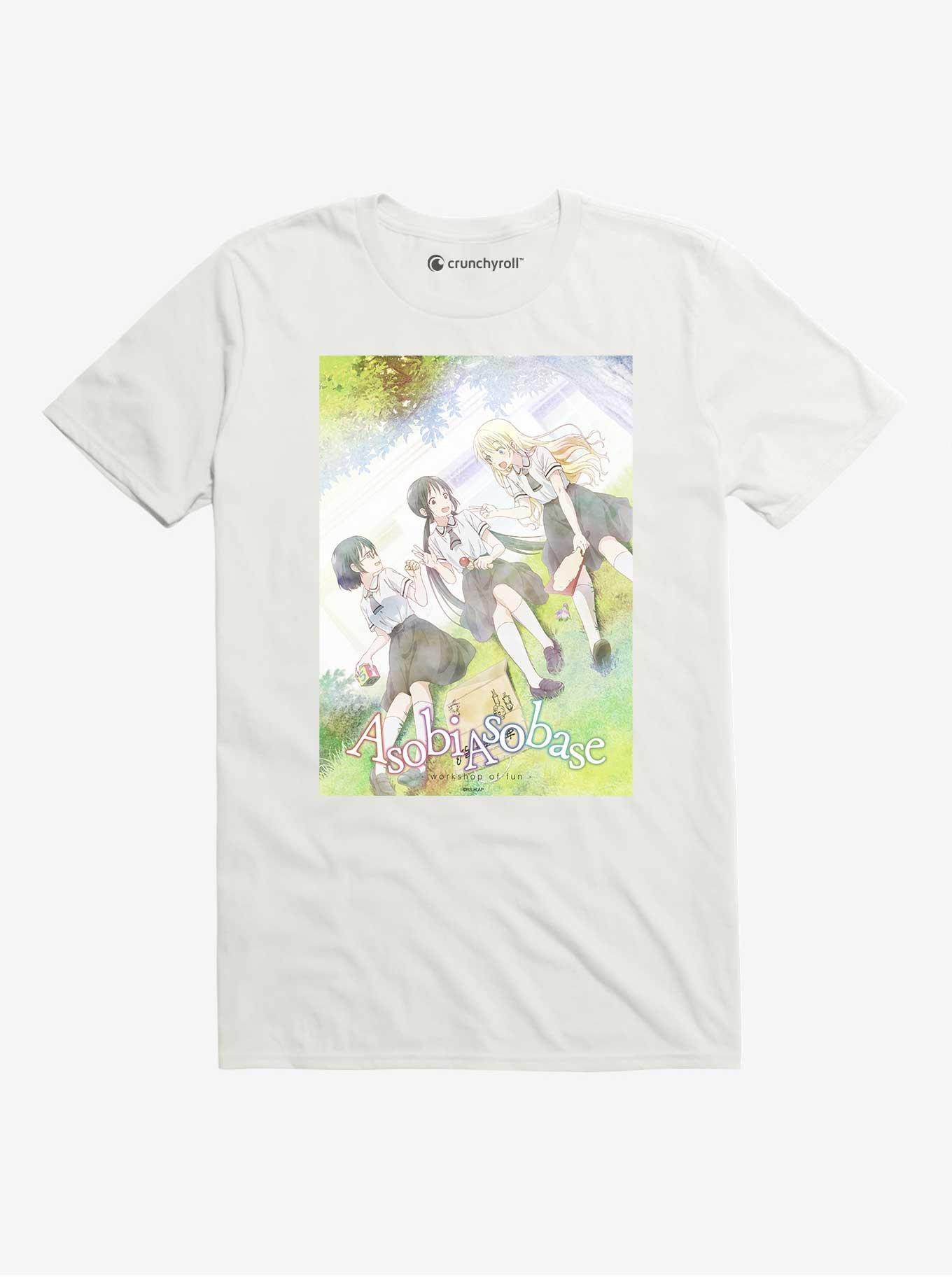 Asobi Asobase KV T-Shirt, WHITE, hi-res