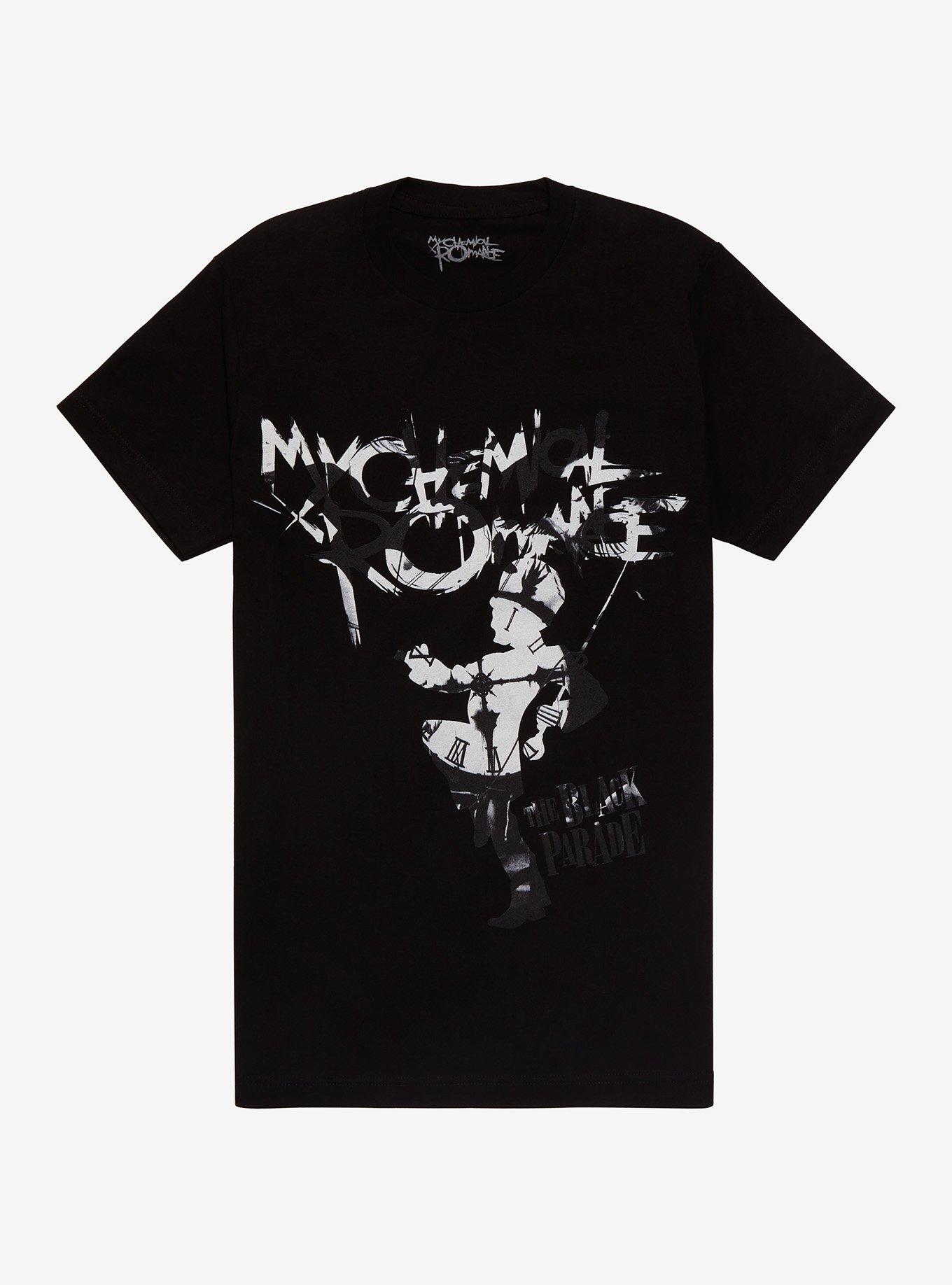 My Chemical Romance Black Parade Clock Boyfriend Fit Girls T-Shirt, BLACK, hi-res