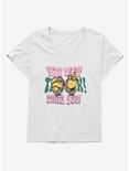 Minions Groovy How Dare You Womens T-Shirt Plus Size, WHITE, hi-res