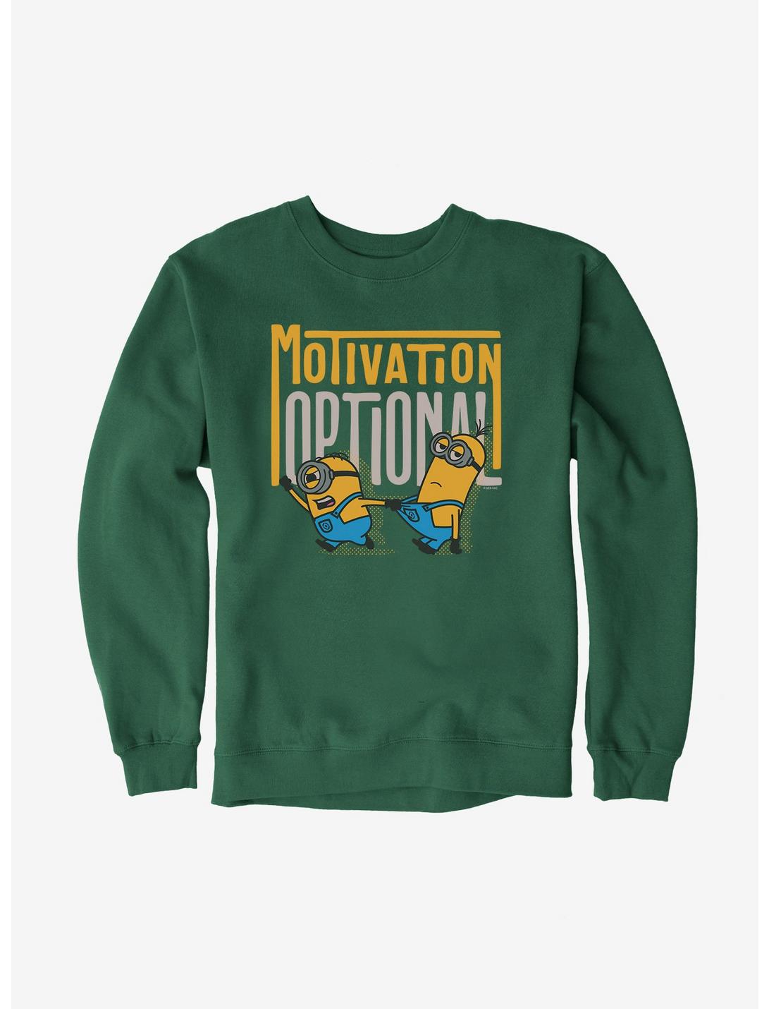 Minions Bold Motivation Optional Sweatshirt, FOREST, hi-res