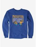 Minions Bold Motivation Optional Sweatshirt, ROYAL BLUE, hi-res