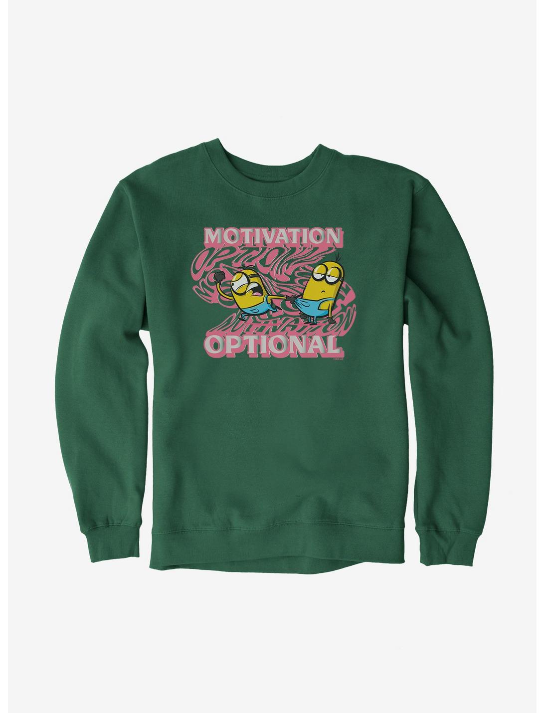 Minions Groovy Motivation Optional Sweatshirt, FOREST, hi-res