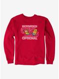 Minions Groovy Motivation Optional Sweatshirt, RED, hi-res