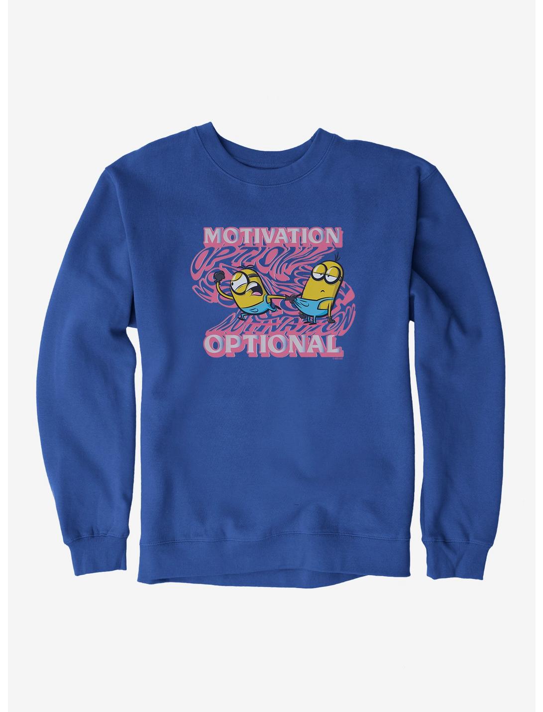 Minions Groovy Motivation Optional Sweatshirt, ROYAL BLUE, hi-res