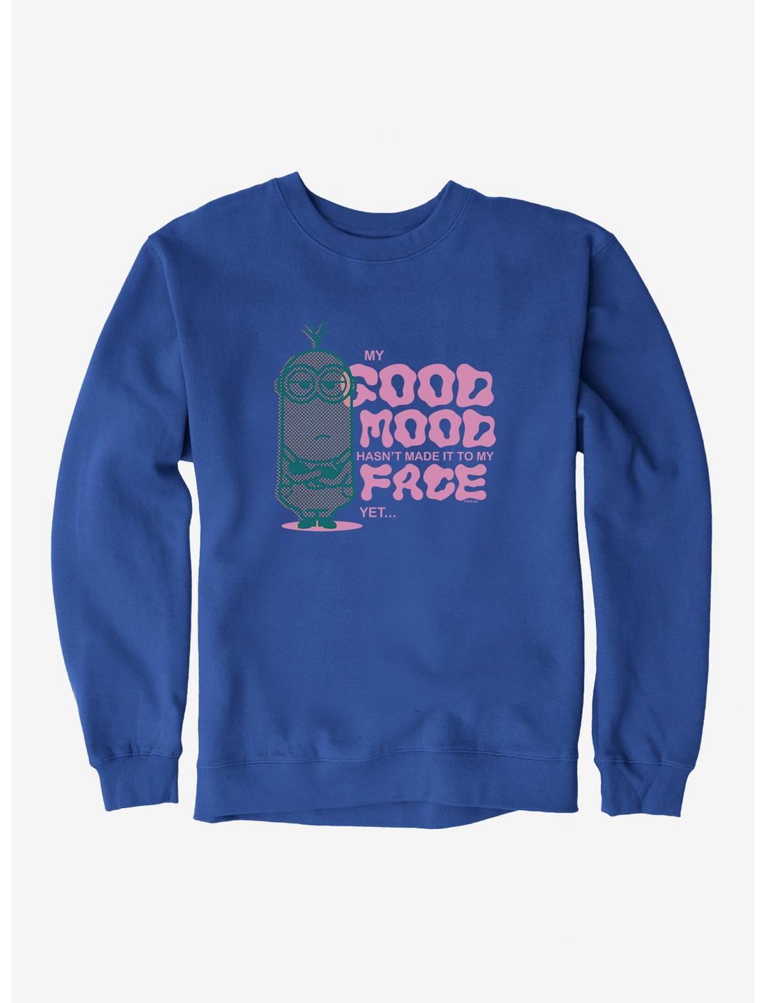 Minions Kevin Good Mood Sarcasm Sweatshirt, ROYAL BLUE, hi-res
