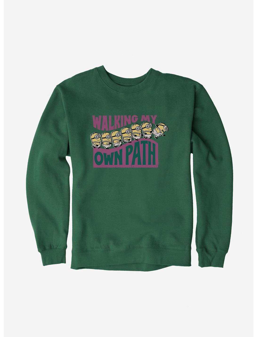 Minions On My Own Path Sweatshirt, FOREST, hi-res